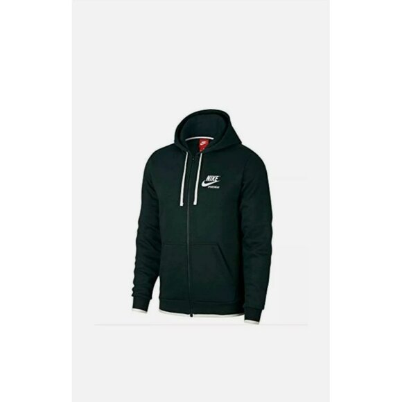 MEDIUM MEN'S NIKE HOODIE GREEN OBSIDIAN JACKET / FULL ZIP 940248-332 - Picture 4 of 5